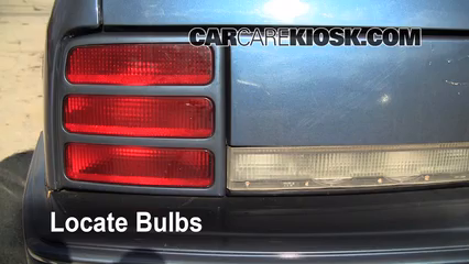 1996 Oldsmobile Cutlass Ciera 3.1L V6 Sedan Lights Brake Light (replace bulb)